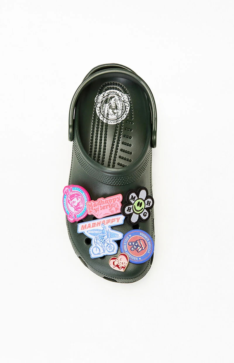 Crocs x Madhappy White Classic Clogs - Kelp