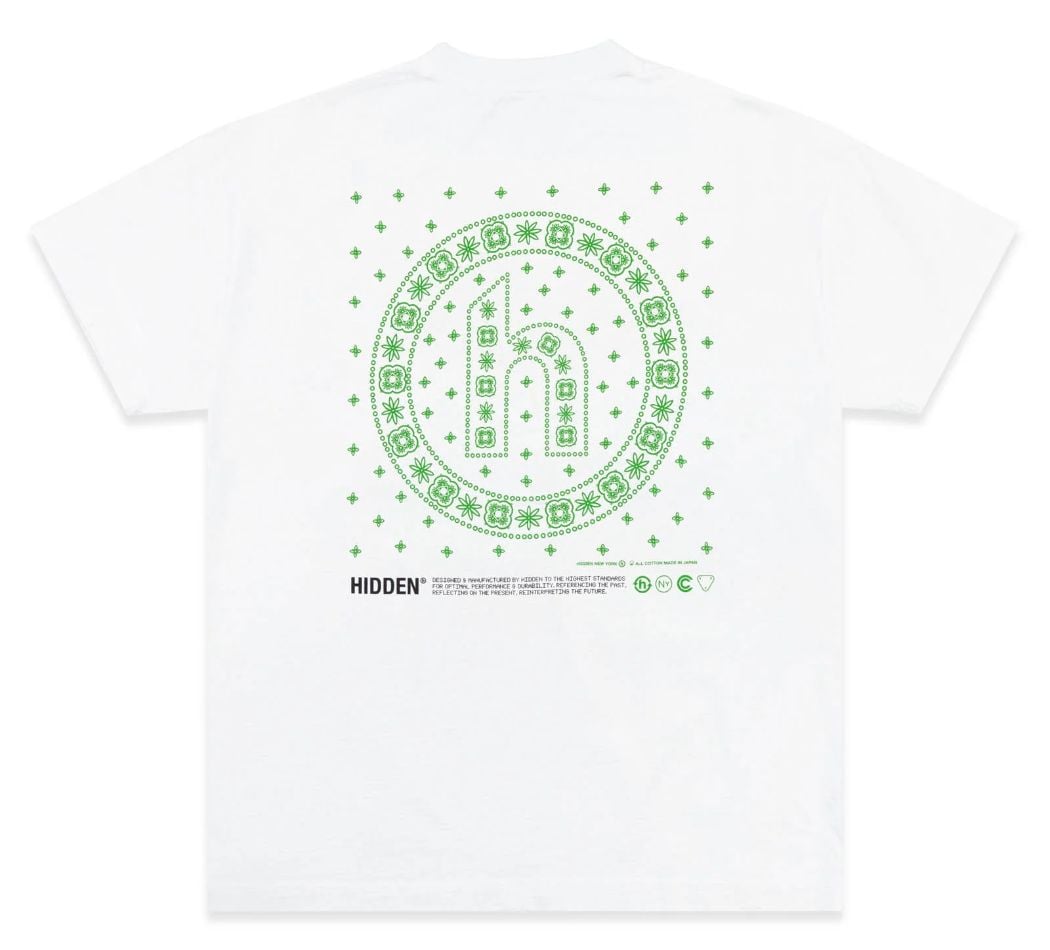 Hidden NY Paisley Tee 'whitre'