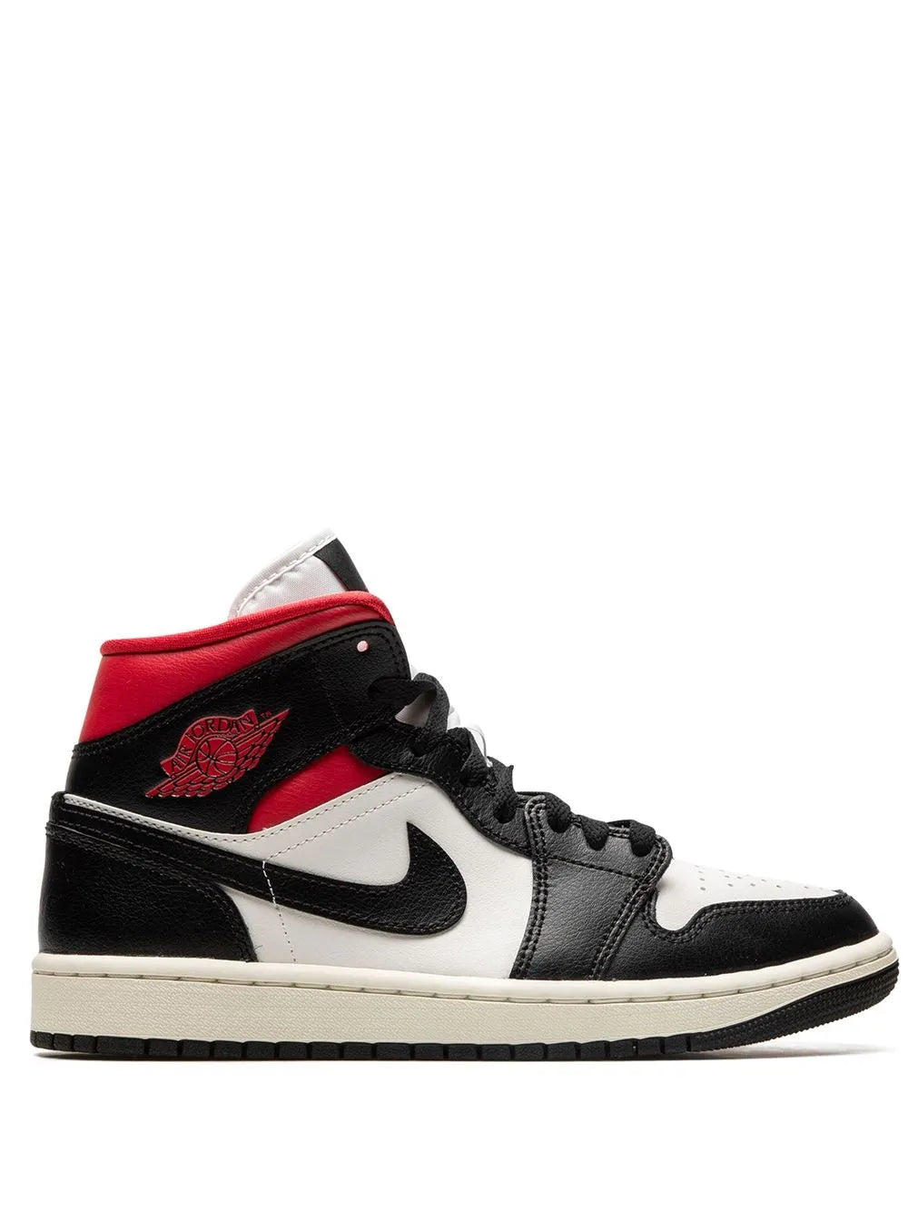 Jordan Air Jordan 1 Mid "Black/Gym Red/Sail (Women's)