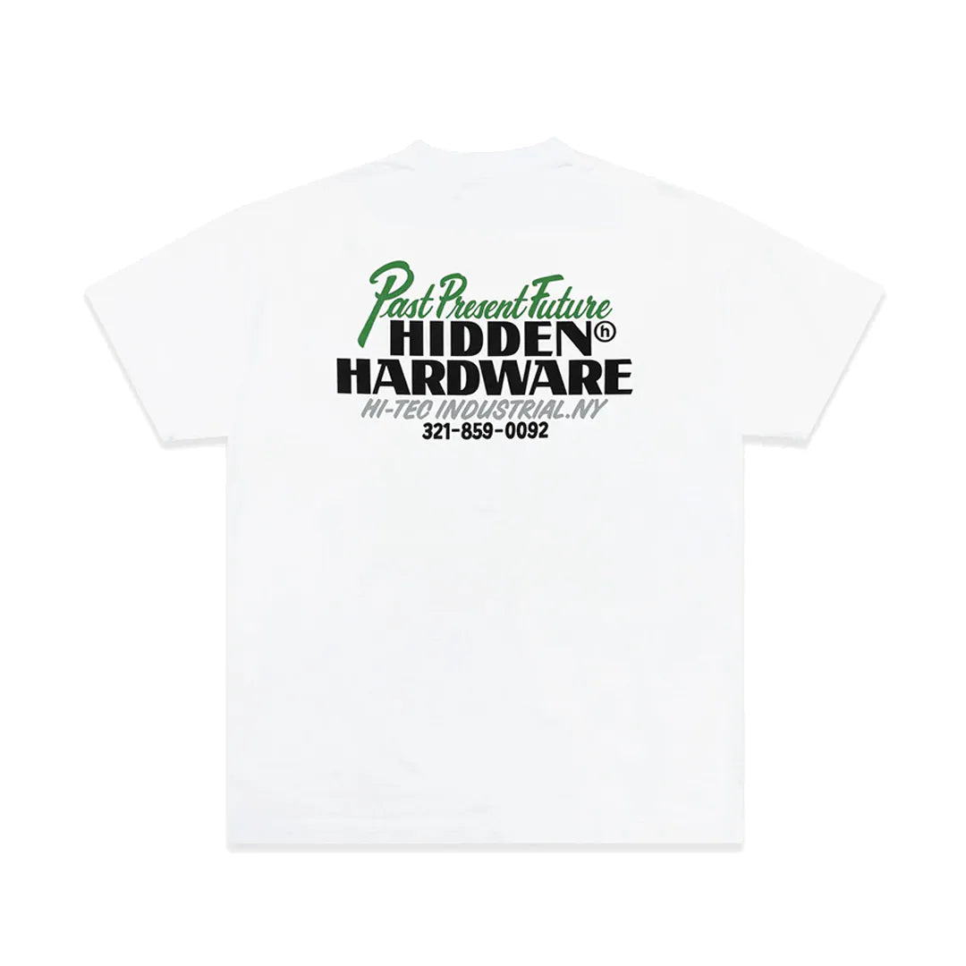 Hidden NY Hardware Hi-Tech Industrial T-Shirt White