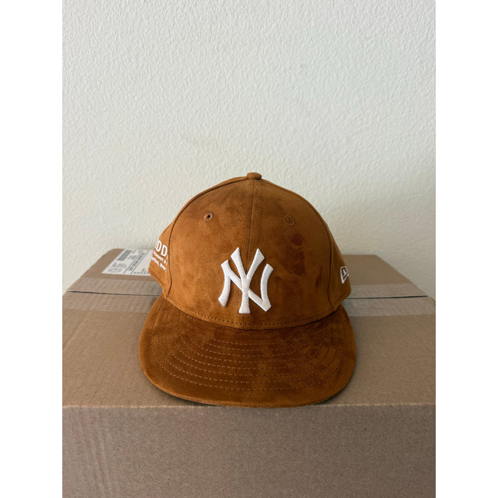 Hidden NY x New Era New York Yankees 59FIFTY Suede Fitted Hat Brown Size 7 1/2