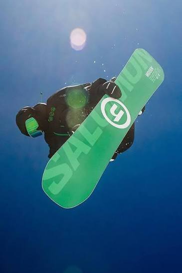 Salomon x Hidden NY Snowboard Green Blue Limited Edition