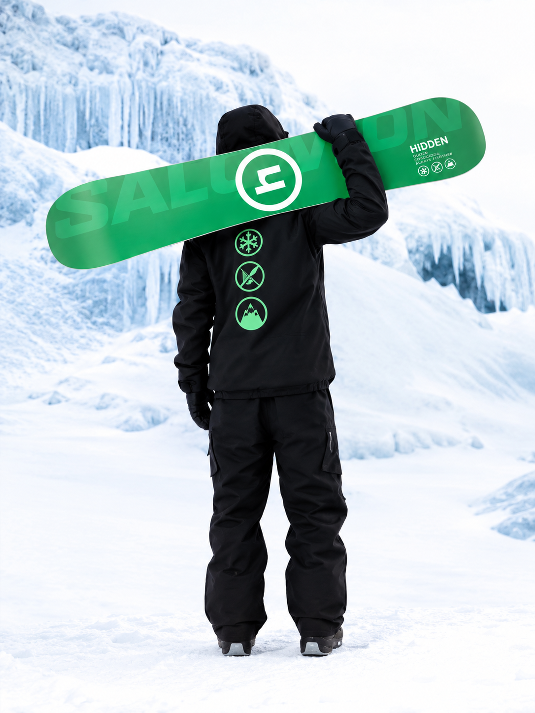 Salomon x Hidden NY Snowboard Green Blue Limited Edition