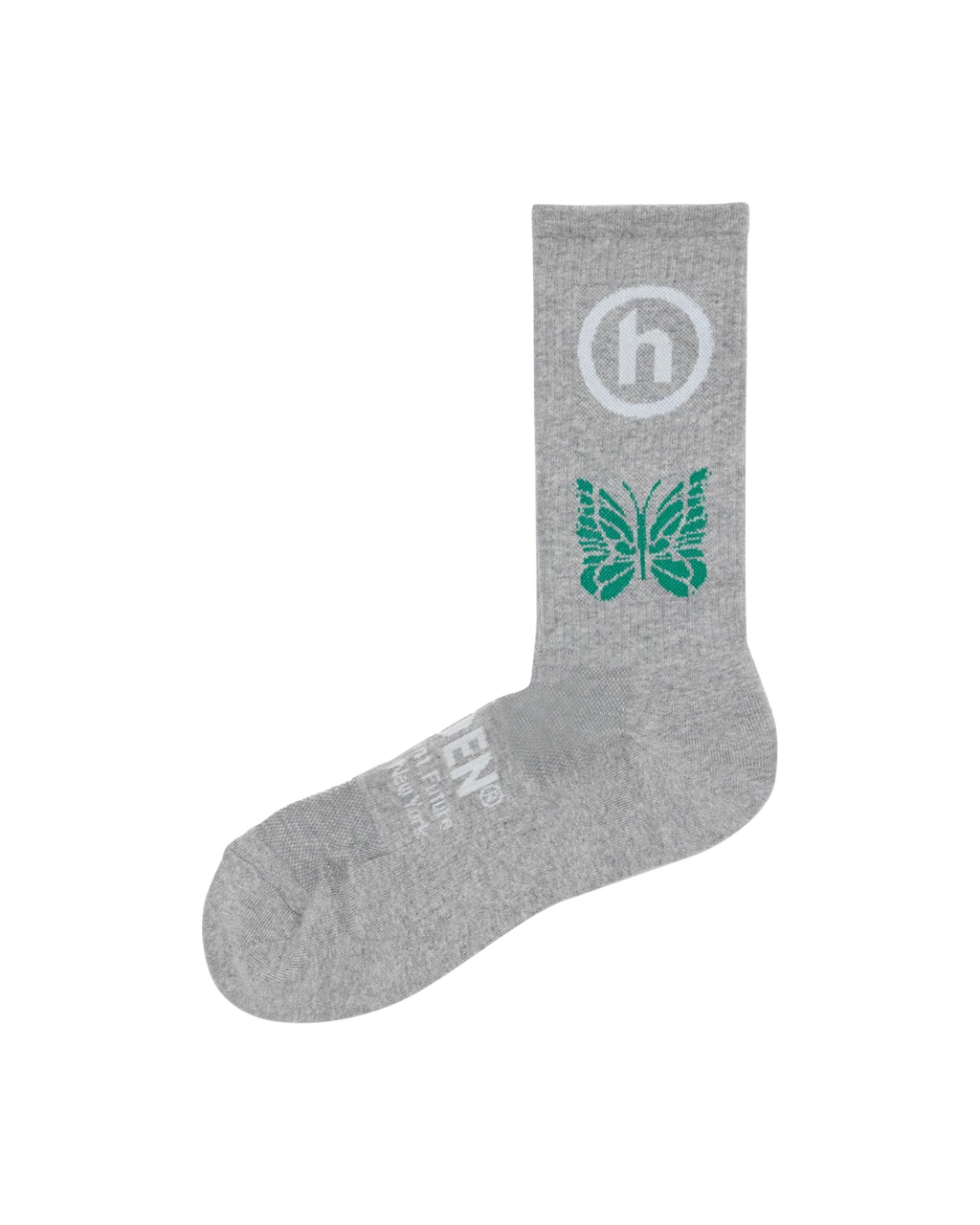 Hidden Needles Logo Sock