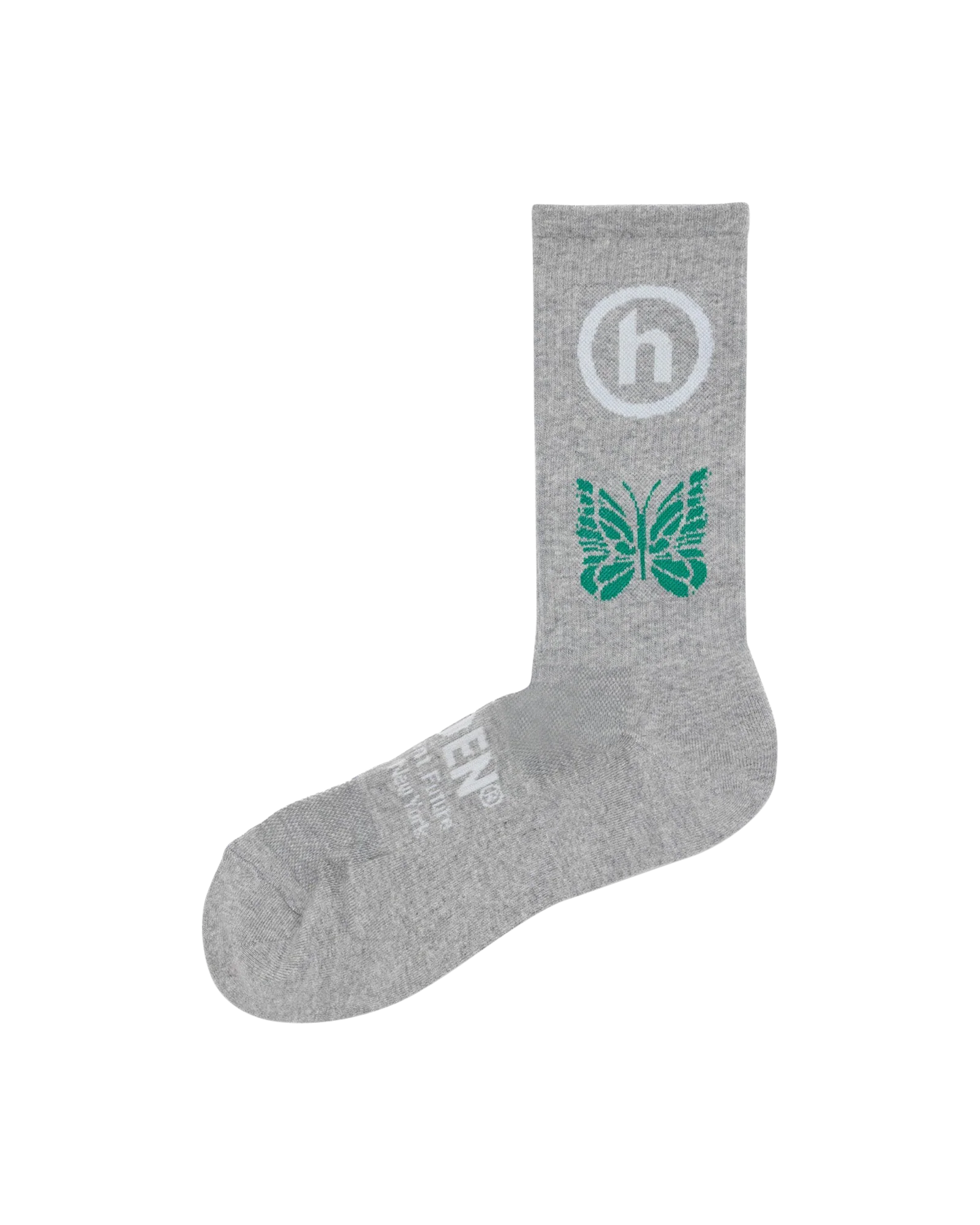 Hidden Needles Logo Sock