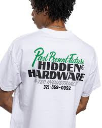 Hidden NY Hardware Hi-Tech Industrial T-Shirt White