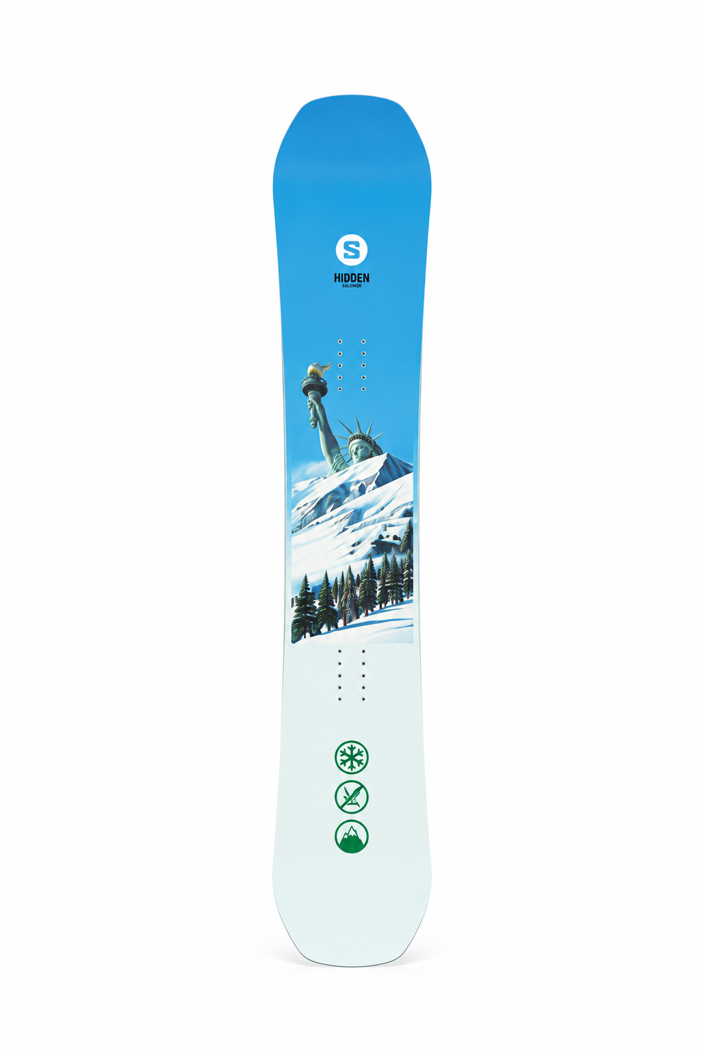 Salomon x Hidden NY Snowboard Green Blue Limited Edition