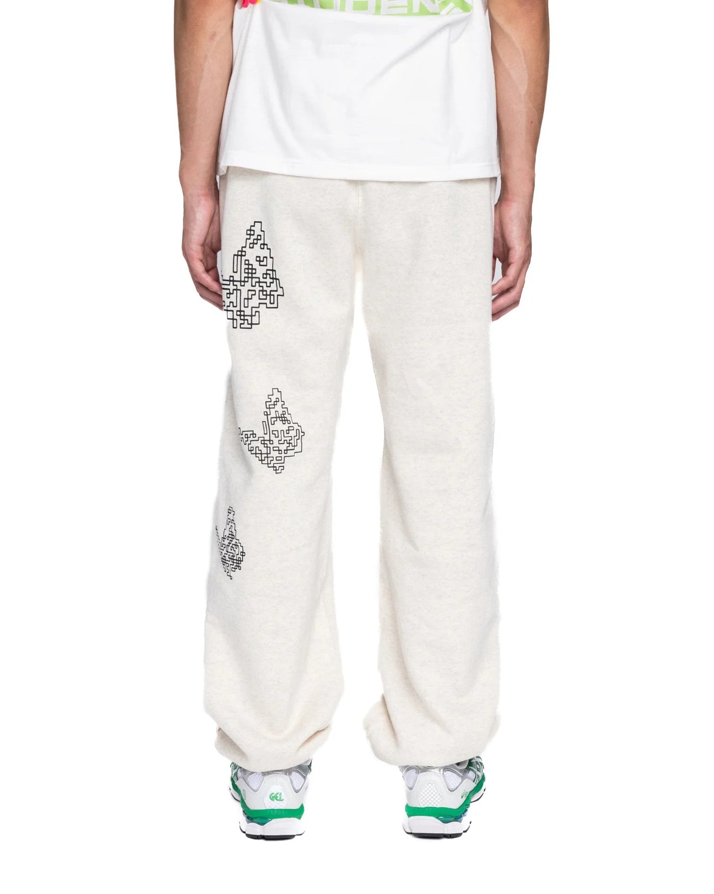 Hidden x Needles H Logo Pixel Butterfly Sweatpants