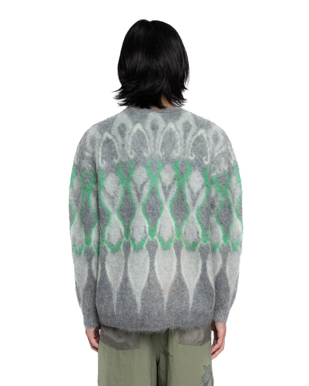 Hidden x Needles Psychedelic Mohair Cardigan