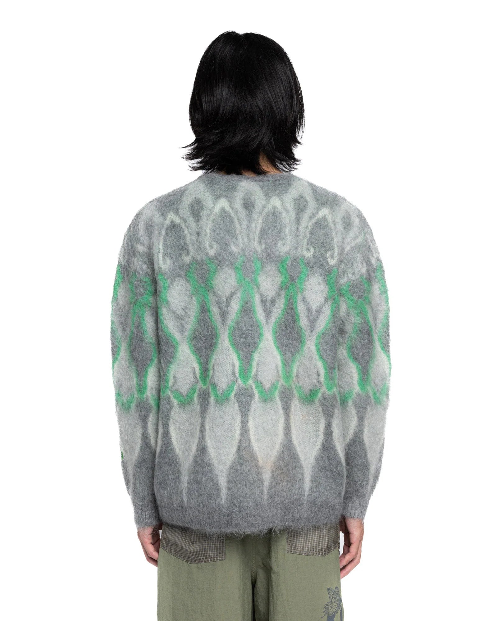 Hidden x Needles Psychedelic Mohair Cardigan