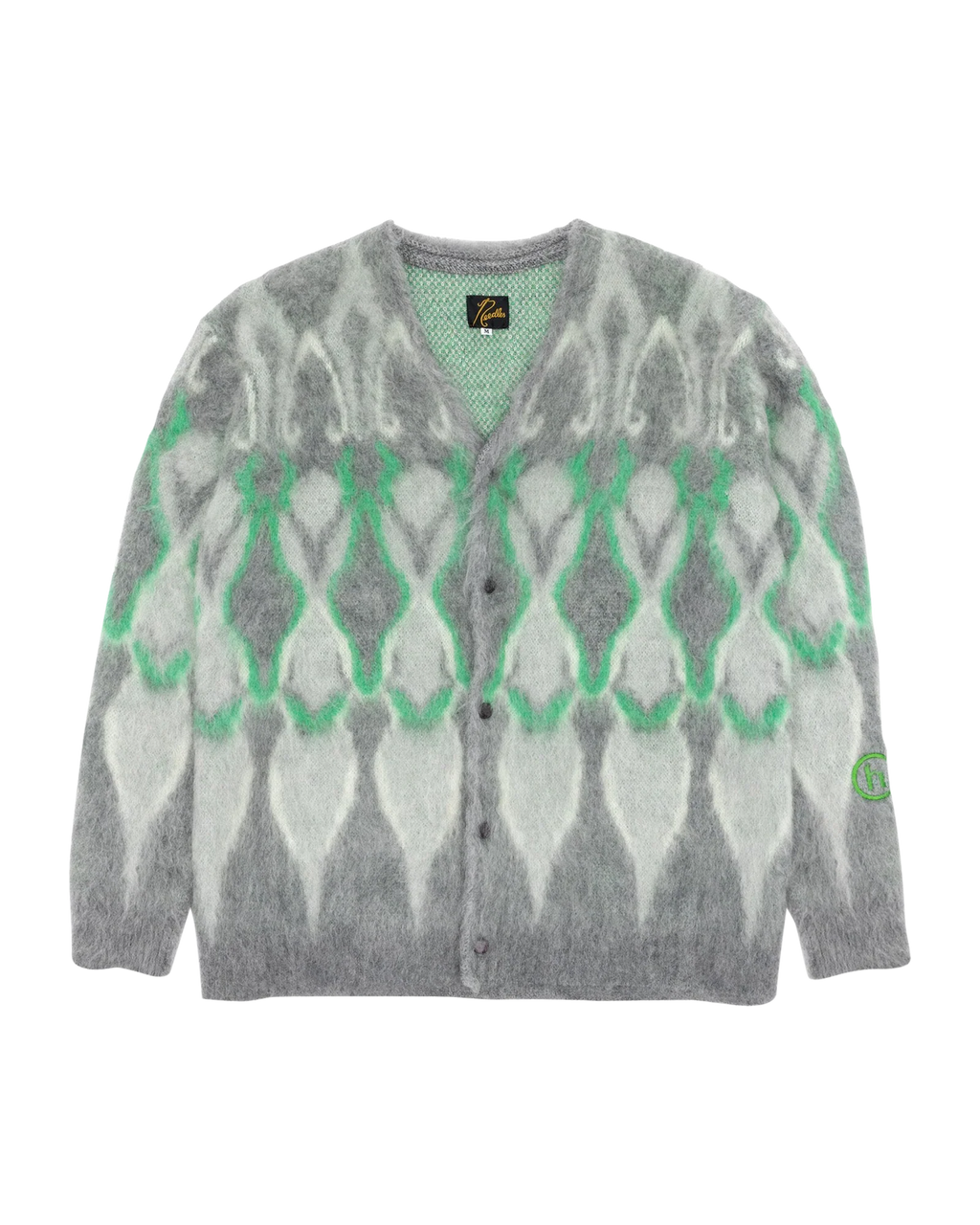 Hidden x Needles Psychedelic Mohair Cardigan