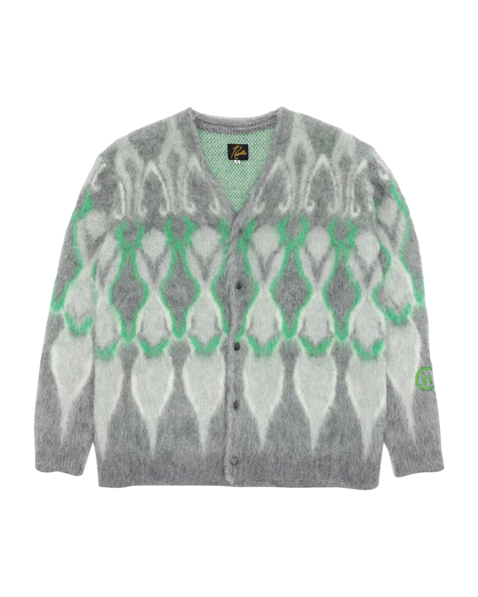 Hidden x Needles Psychedelic Mohair Cardigan