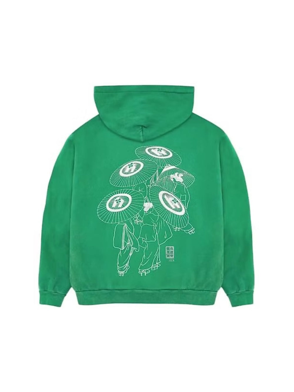 Hidden Geisha Hoodie - Green