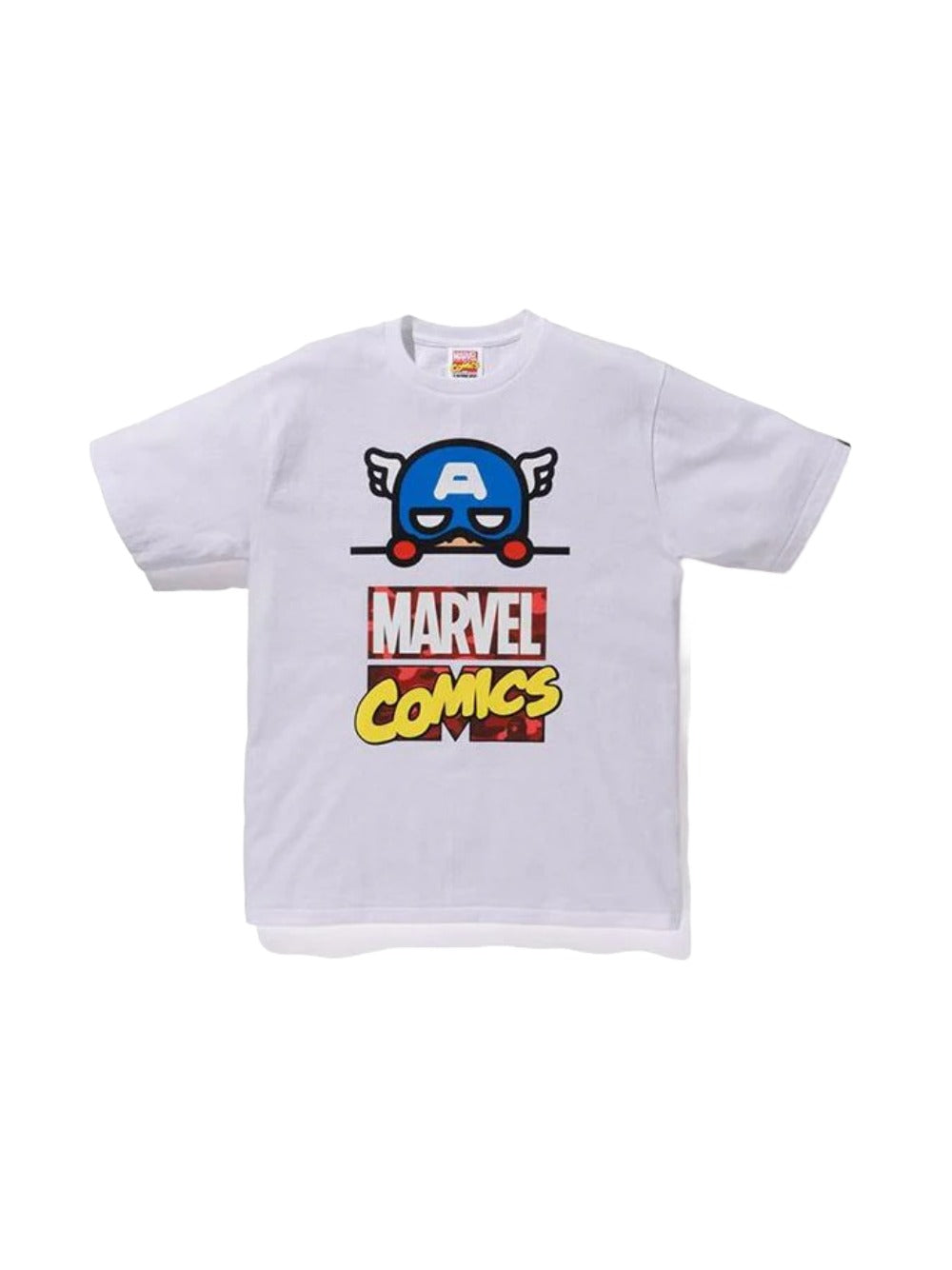BAPE x Marvel Comics Captain America Tee ' White'