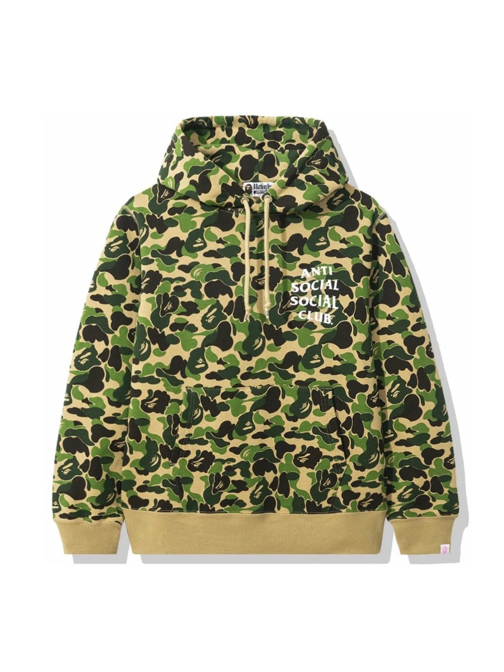 BAPE X ANTI SOCIAL SOCIAL CLUB ABC CAMO PULLOVER HOODIE