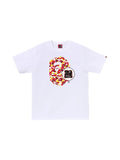 BAPE Store Beijing Bape 30th Anniversary Ape Head Tee 'White/Red'