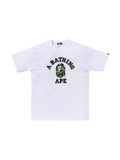 BAPE 1st Camo College Tee 'White/Yellow