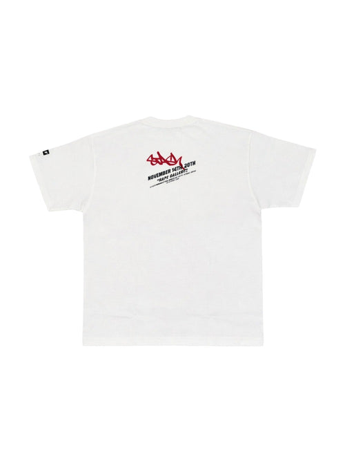 A BATHING APE x Stash Gallery Tee White
