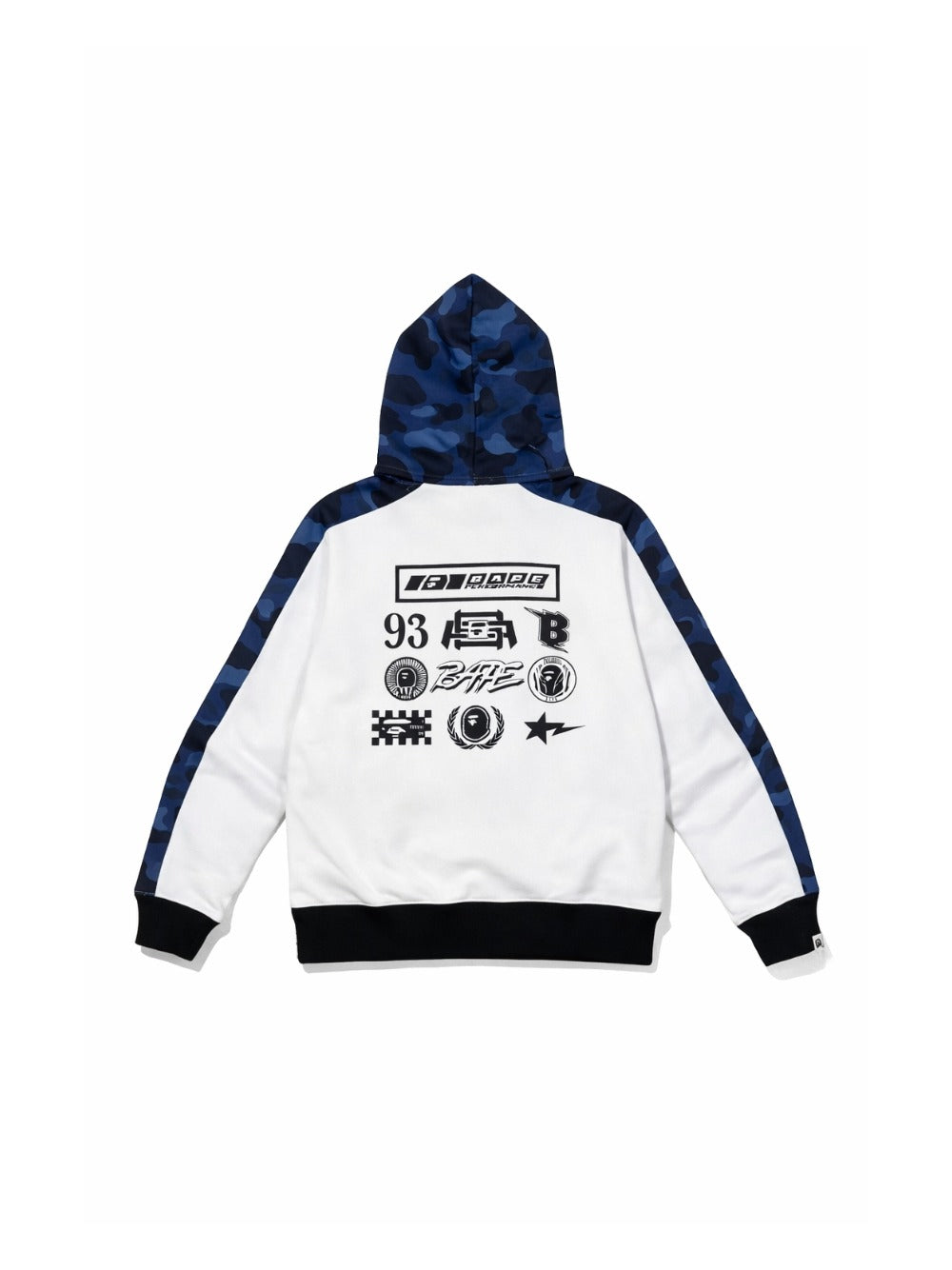 A Bathing Ape "ABC Camo Bape Sta Pullover Hoodie 'Blue'