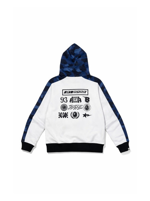 A Bathing Ape "ABC Camo Bape Sta Pullover Hoodie 'Blue'