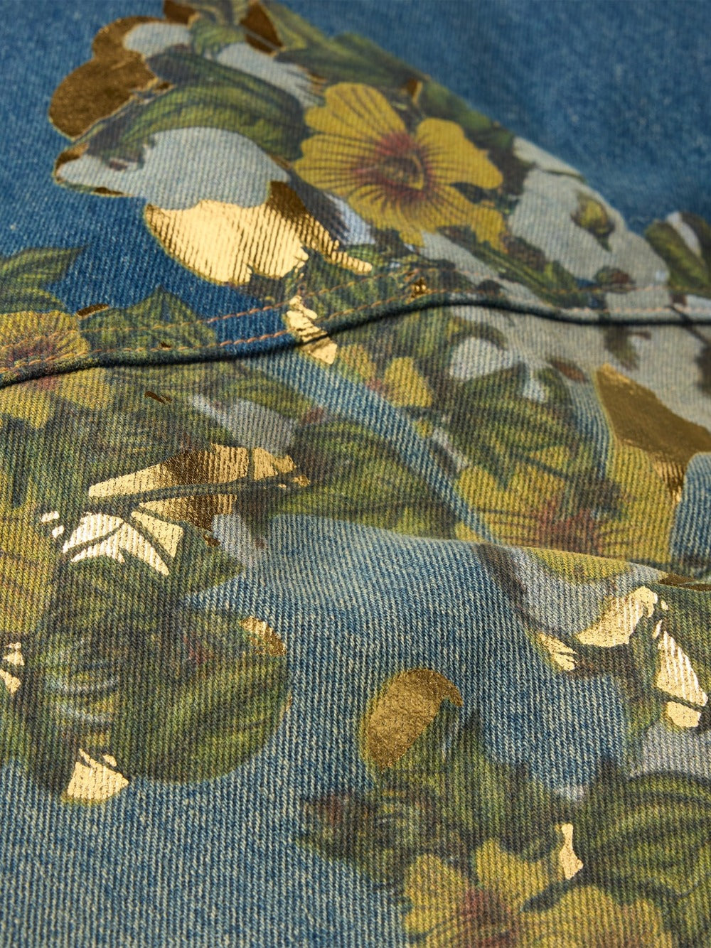 Denim Tears x Levi's Cotton Fleur De-Lis Denim Track Jacket 'Light Wash'