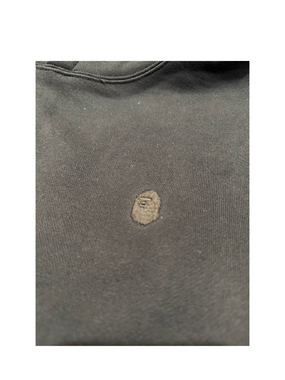 A BATHING APE® One Point Regular Fit Pullover Hoodie 'Black'