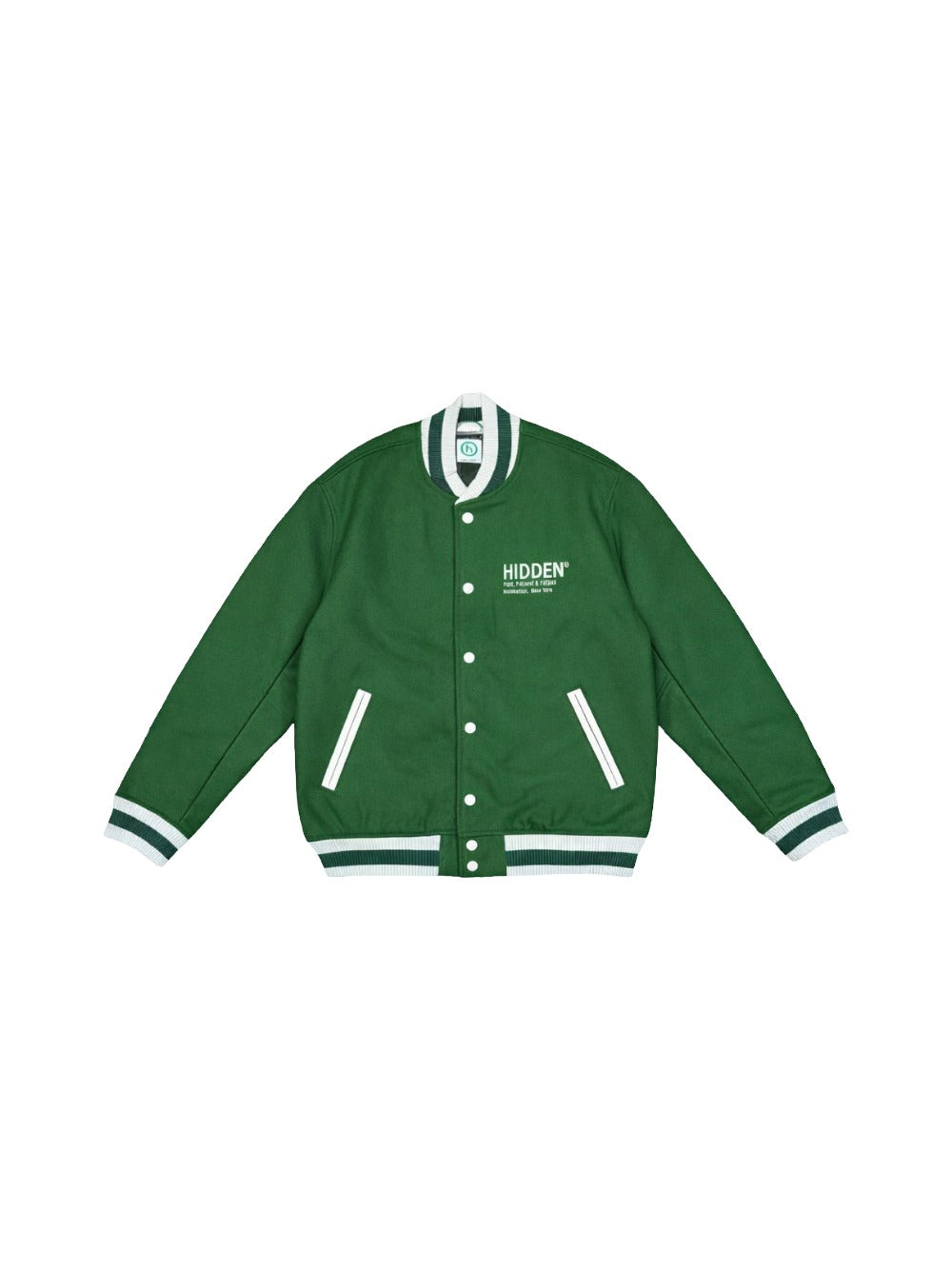 Hidden NY Baseball jacket 'Green'