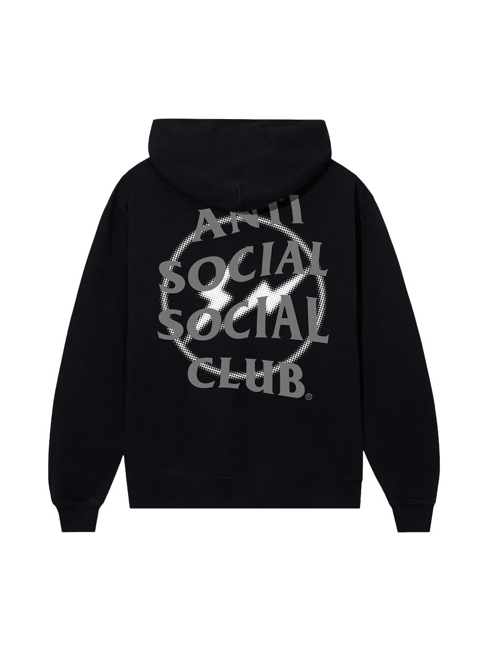 Anti Social Social Club x Fragment Design Half Tone Logo Hoodie 'Black/Grey'