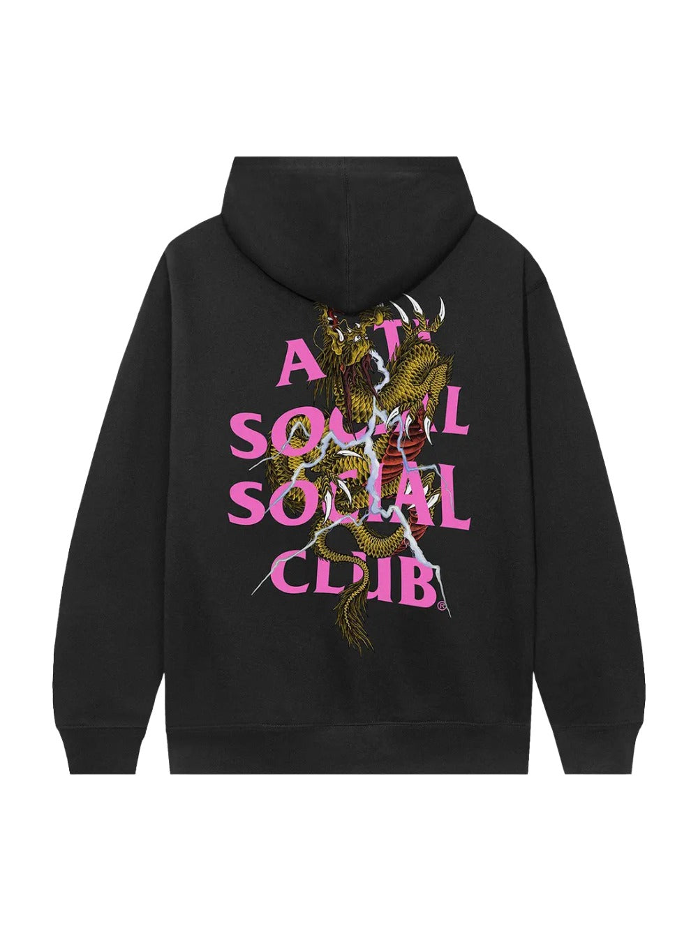 Anti Social Social Club Double Dragon Hoodie 'Black'