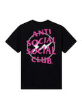Anti Social Social Club x Fragment Design Half Tone Logo Tee 'Black/Pink'