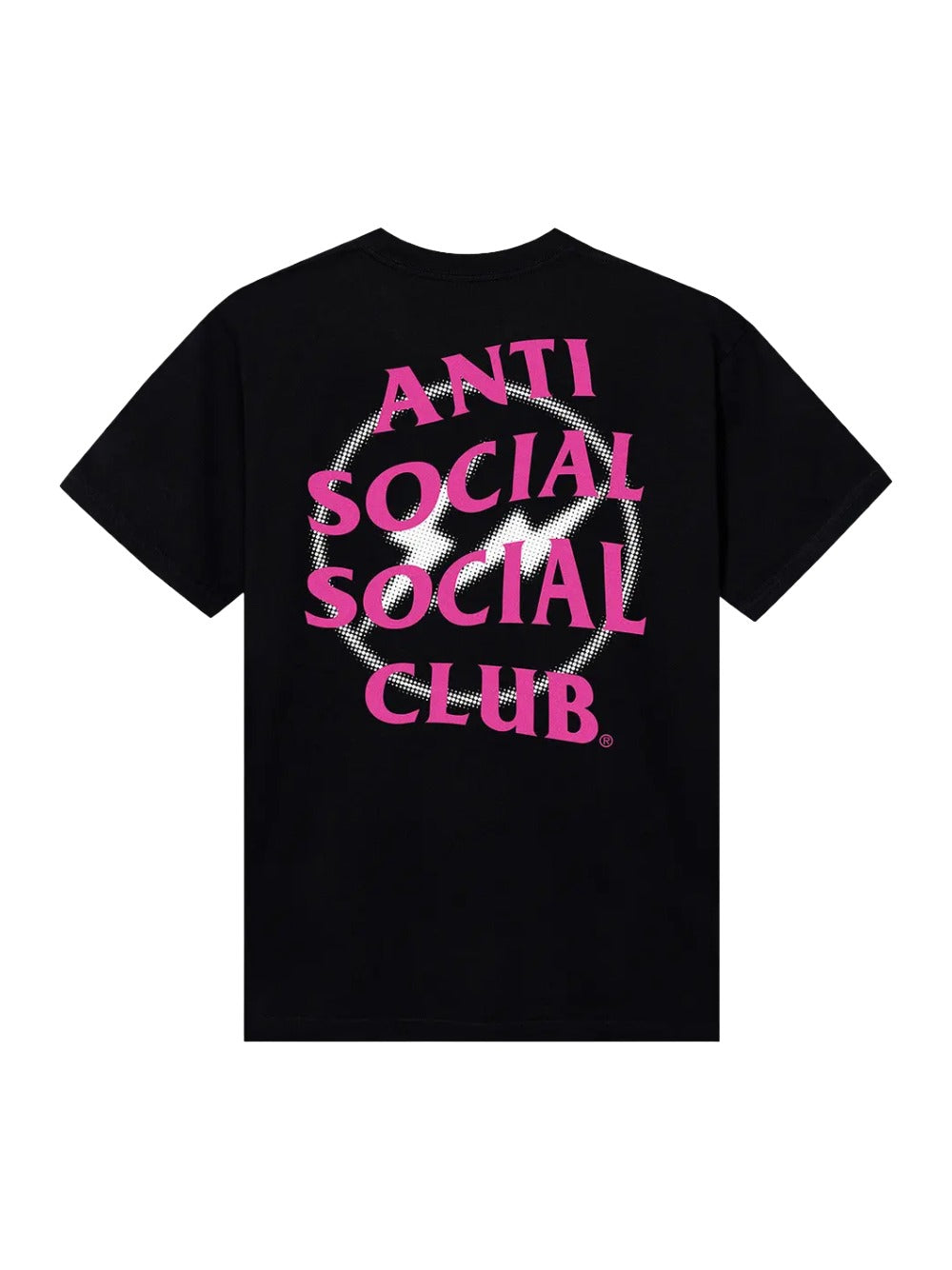 Anti Social Social Club x Fragment Design Half Tone Logo Tee 'Black/Pink'