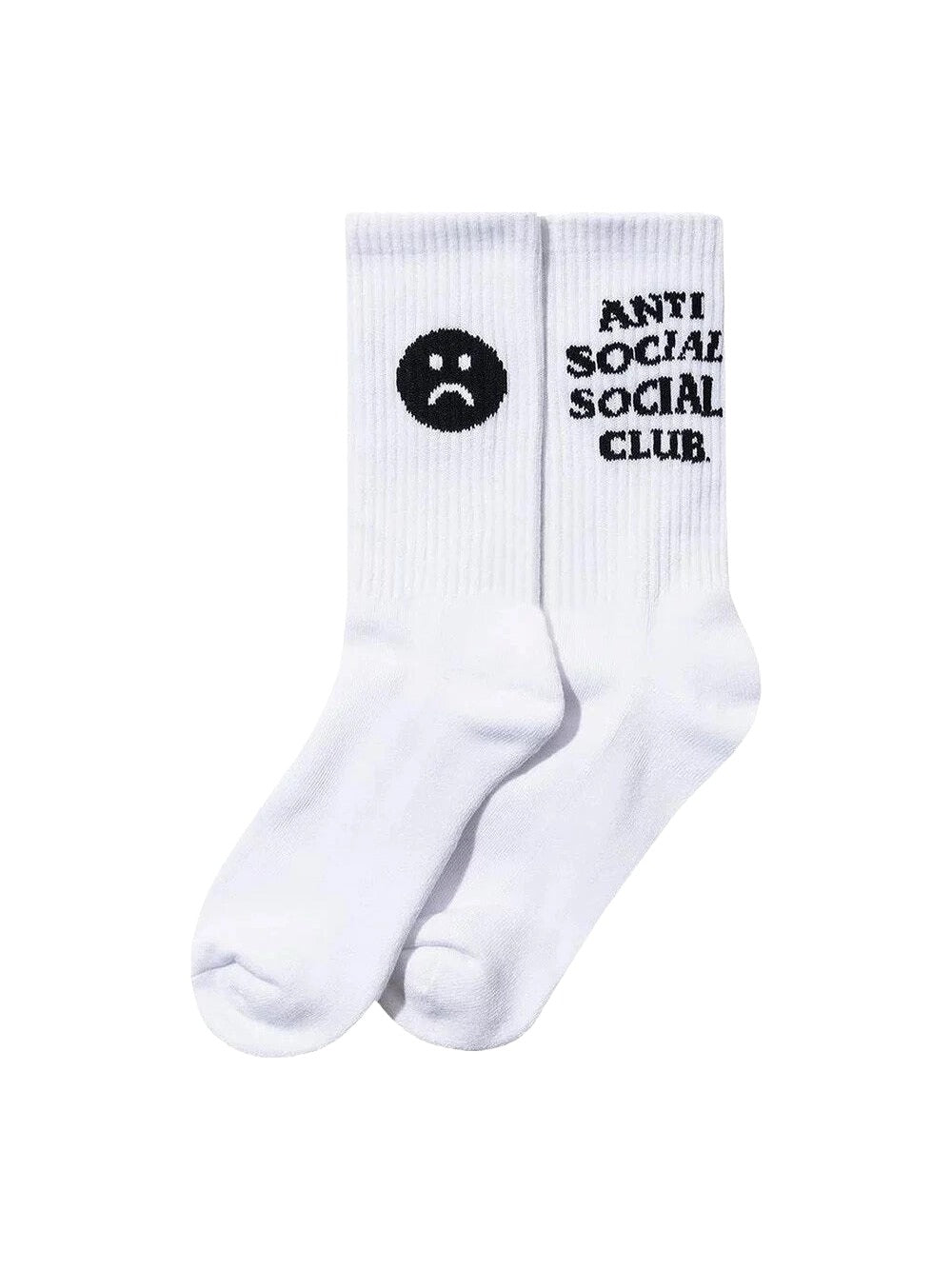 Anti Social Social Club Moody Feet Sad Socks 'White'