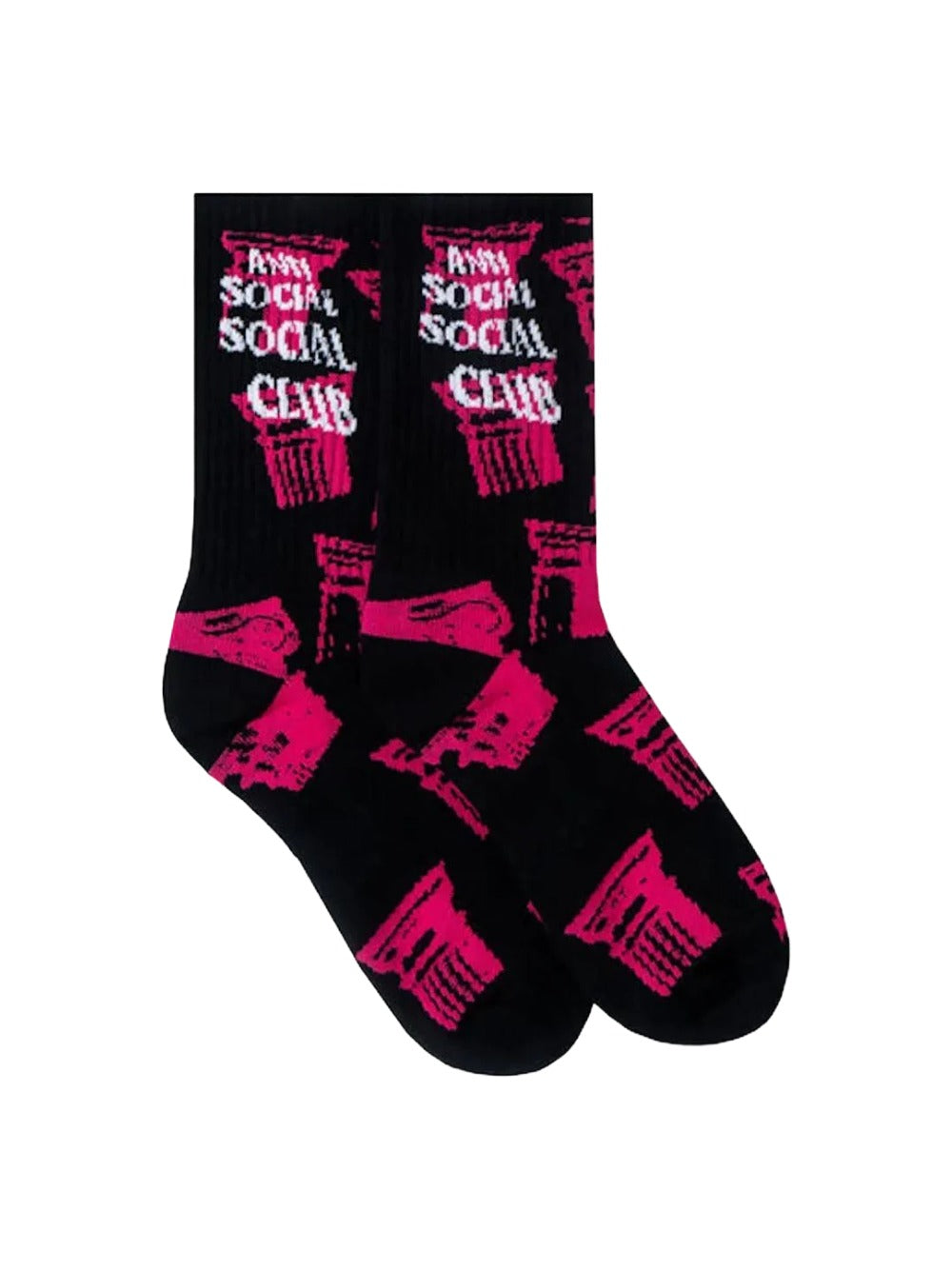 Anti Social Social Club Collapse Socks 'Black'