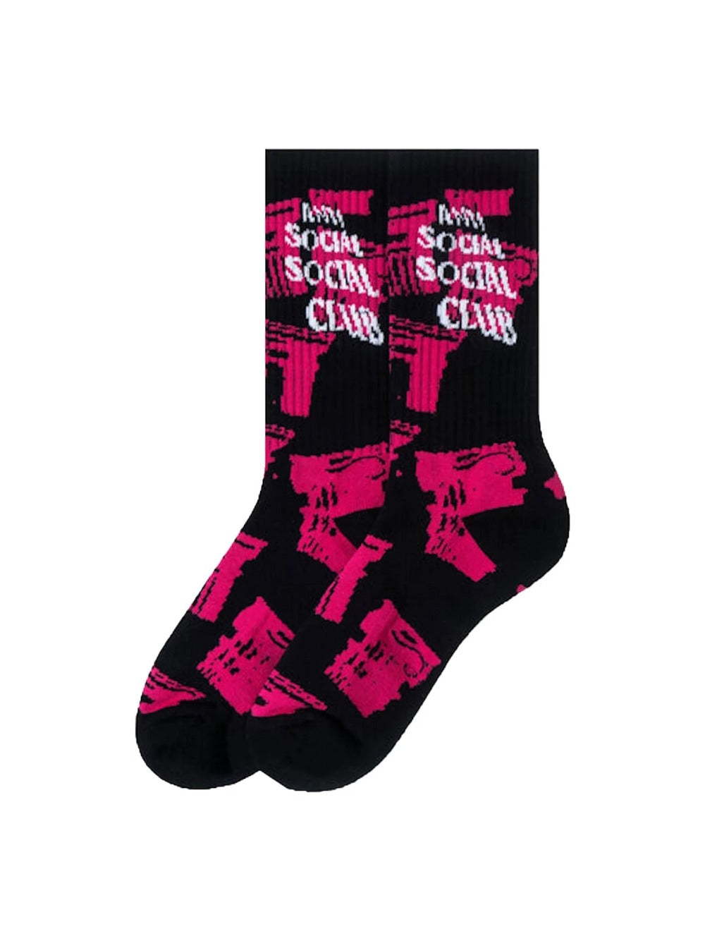 Anti Social Social Club Collapse Socks 'Black'