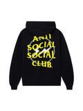 Anti Social Social Club x Fragment Design Half Tone Logo Hoodie 'Black/Yellow'