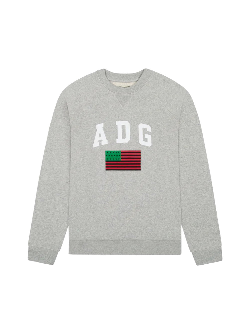 Denim Tears Adg Paa Flag Crewneck Grey