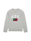 Denim Tears Adg Paa Flag Crewneck Grey