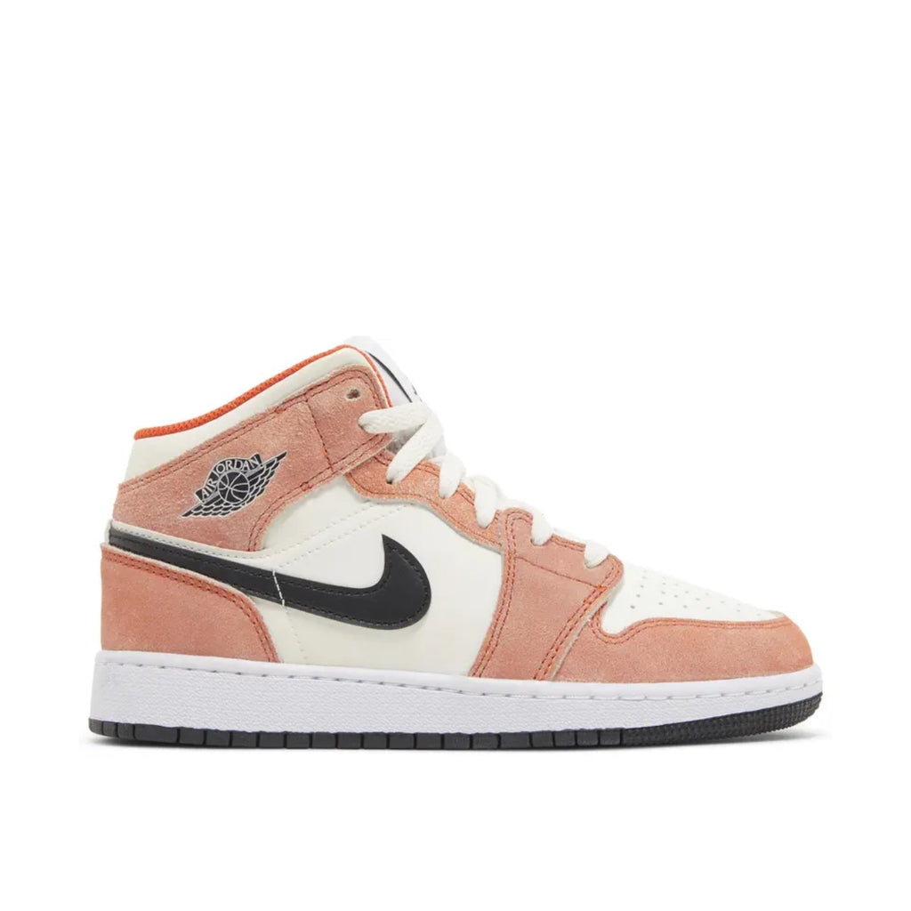 Air Jordan 1 Mid SE GS 'Orange Suede'