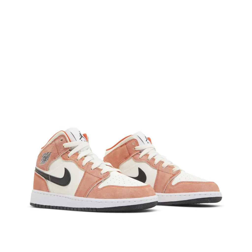 Air Jordan 1 Mid SE GS 'Orange Suede'