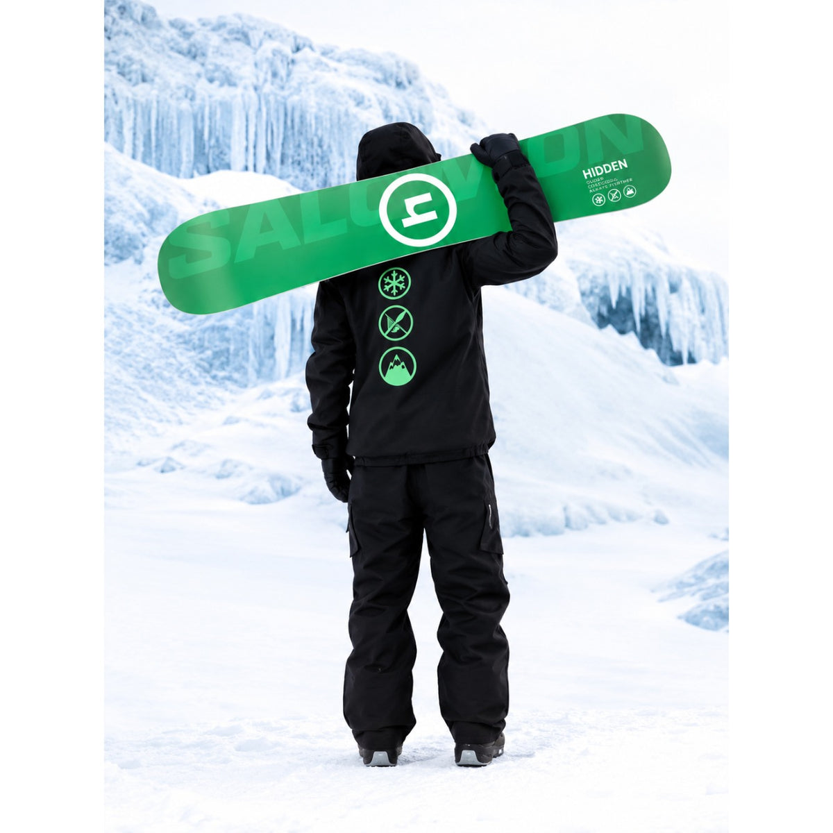 Salomon x Hidden NY Snowboard Green Blue Limited Edition