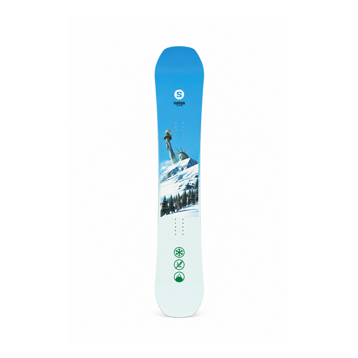 Salomon x Hidden NY Snowboard Green Blue Limited Edition