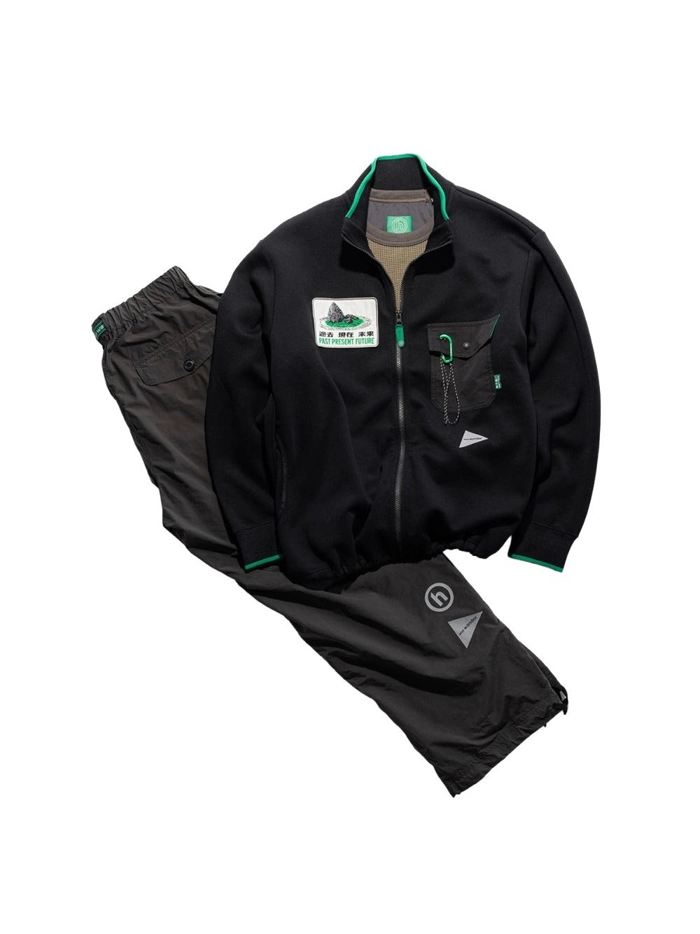 Hidden NY Andwander Airly Warm Full Zip - Black