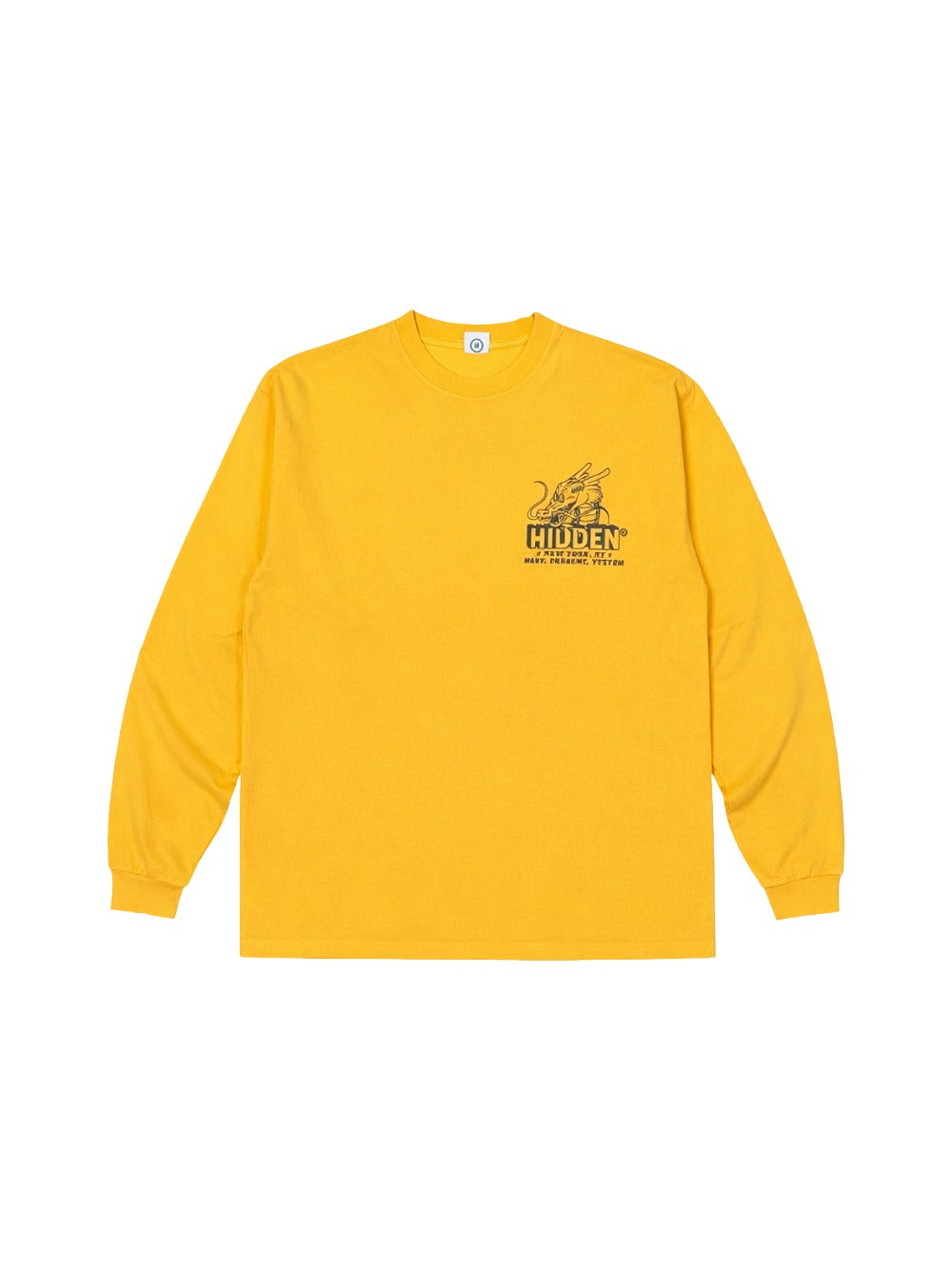 Hidden NY Arcade L/S Tee - Mustard