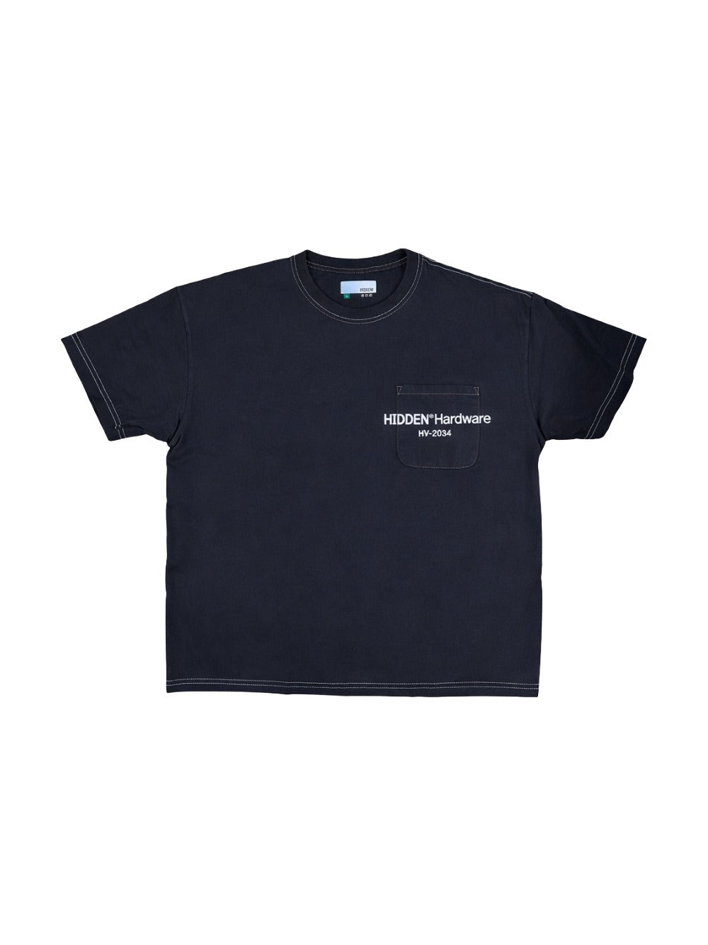 Hidden NY Hardware Contrast Tee - Black