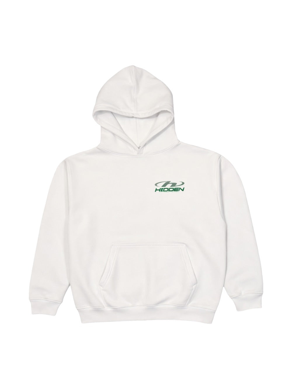 Hidden NY Oval h Hoodie - White