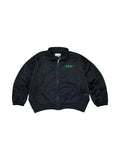 Hidden Multipaneled Track Jacket - Black