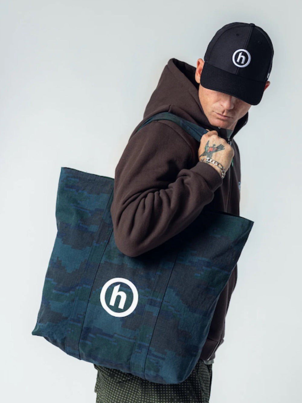 Hidden NY Reversible Digi Tote Bag - Camo