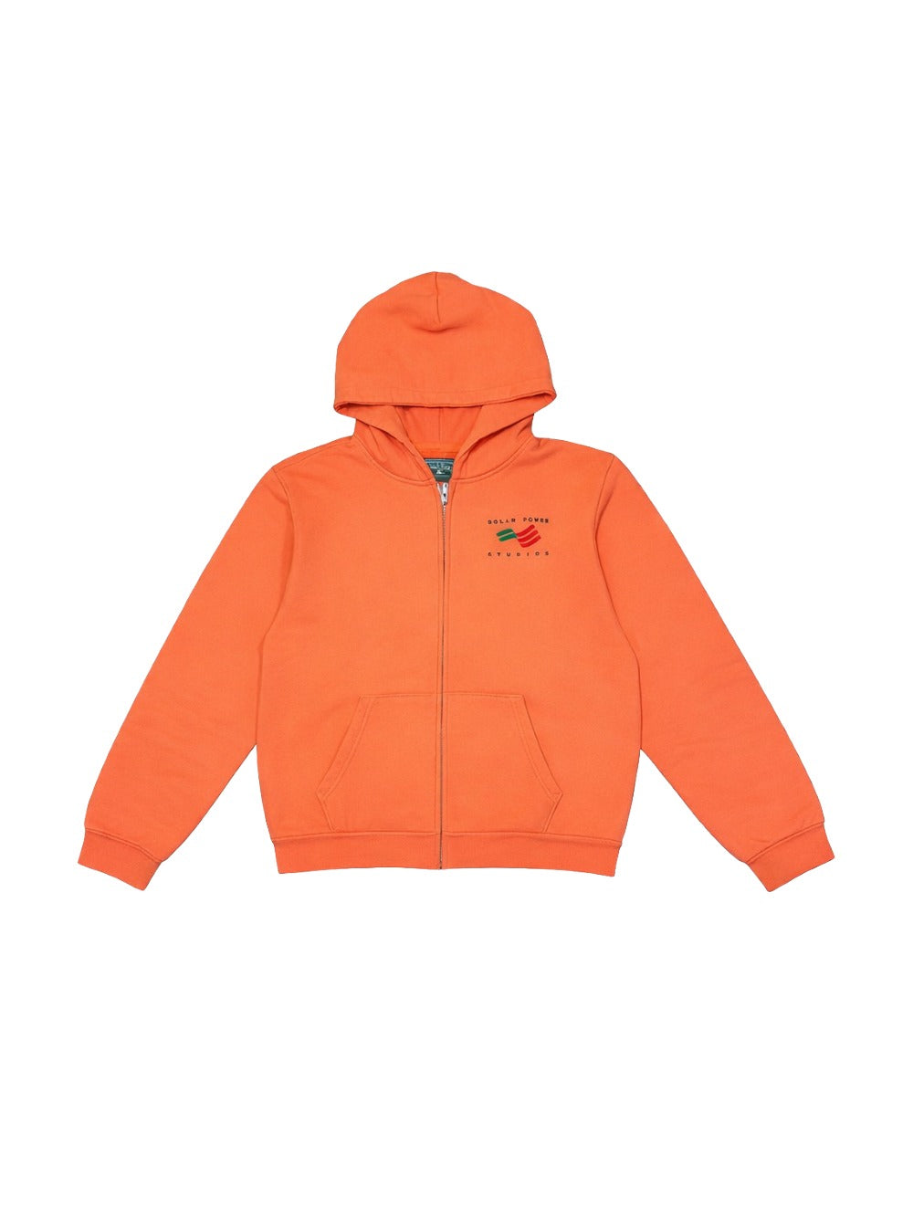 Denim Tears Ellis flag zip up Hoodie - Orange