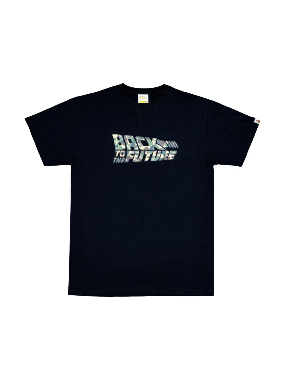 A BATHING APE X Back to the Future Camo Logo Tee 'Black' – Daze