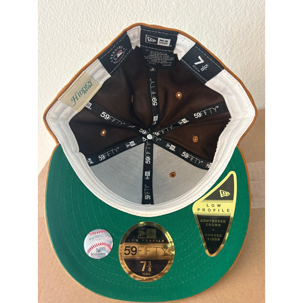 Hidden NY x New Era New York Yankees 59FIFTY Low Profile Fitted Hat Brown 7 5/8